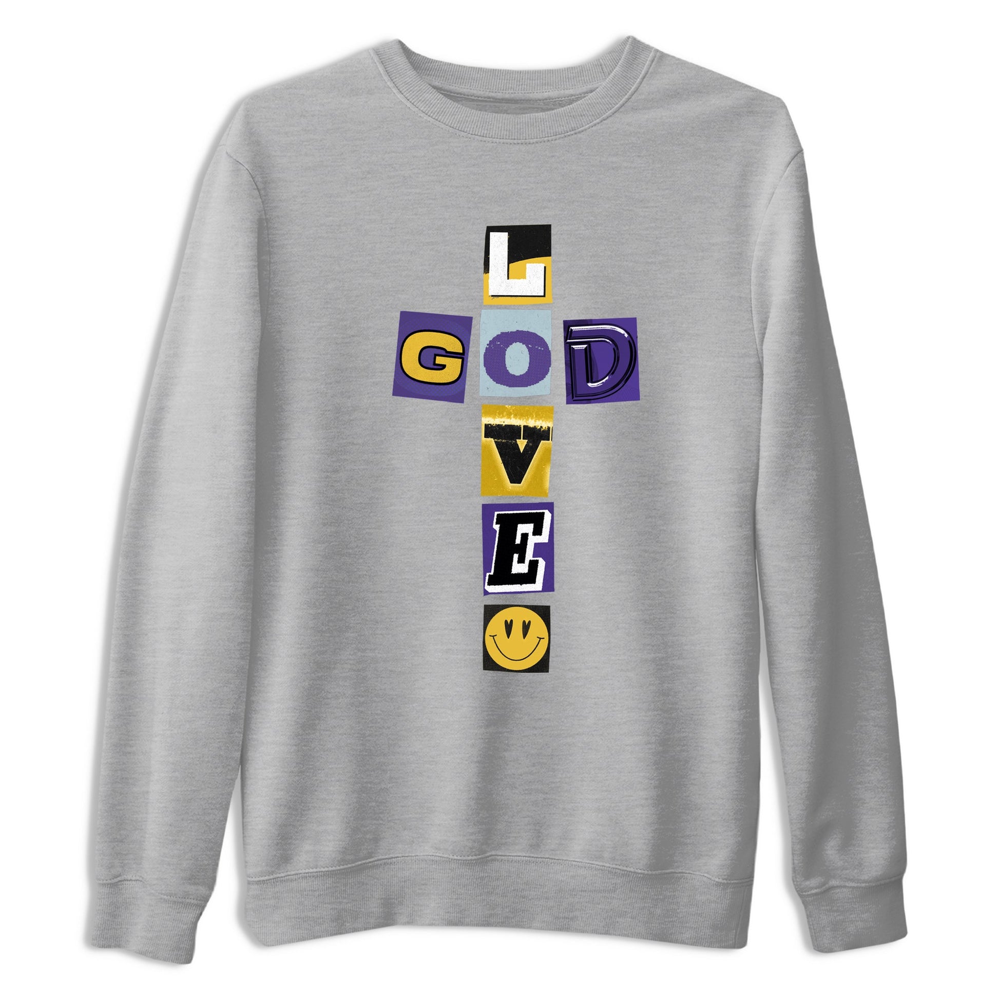 Best Sneakerfits graphic tee – Los Angeles Basketball Tees To Match Air Jordan 4 Lakeshow – God Love Tee Heather Grey 2
