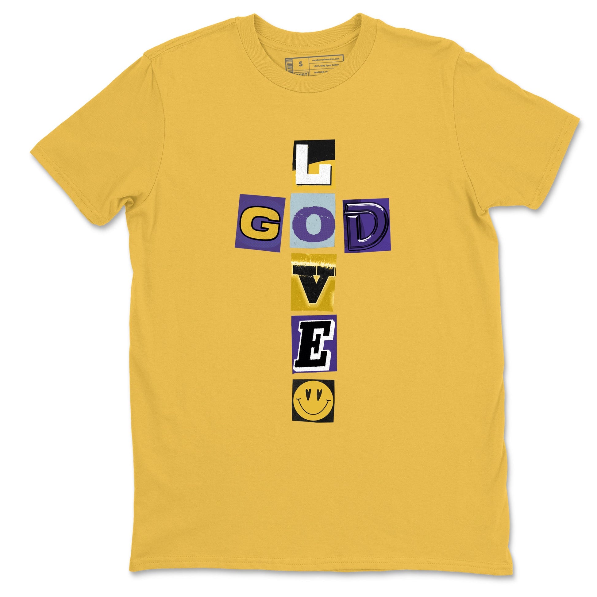 Best Sneakerfits graphic tee – Los Angeles Basketball Tees To Match Air Jordan 4 Lakeshow – God Love Tee Daisy 2