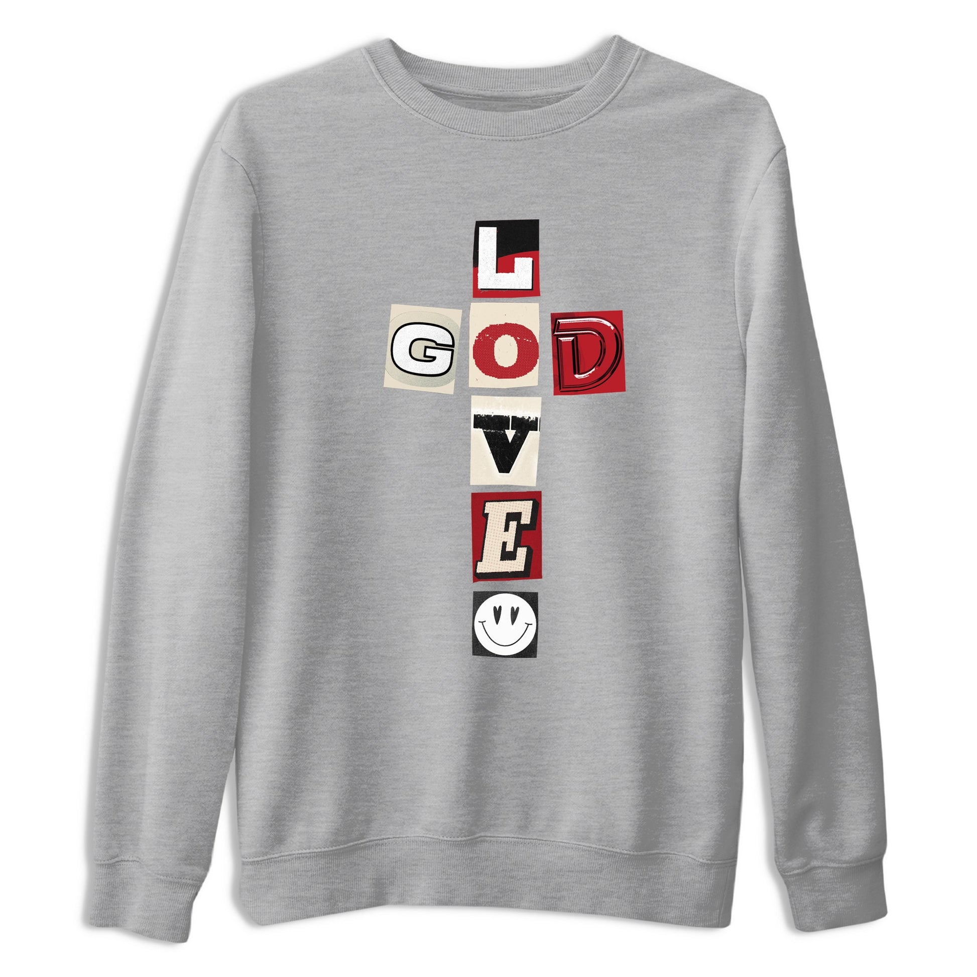 Best Sneakerfits graphic tee – Perfect Valentine's Day outfits to match Air Jordan 4 Valentines Day – God Love Tee Heather Grey 2