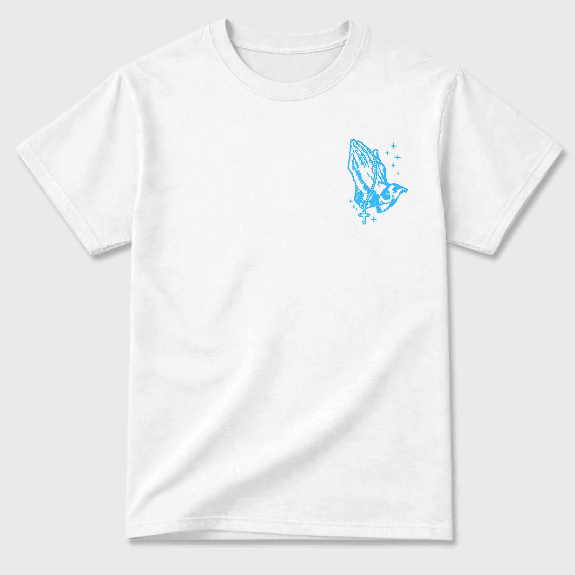 God Over All Things sneaker match t-shirt styled to complete your fit with the sneakers, Double side graphic tee. shown in White.