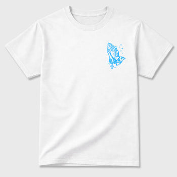 God Over All Things sneaker match t-shirt styled to complete your fit with the sneakers, Double side graphic tee. shown in White.