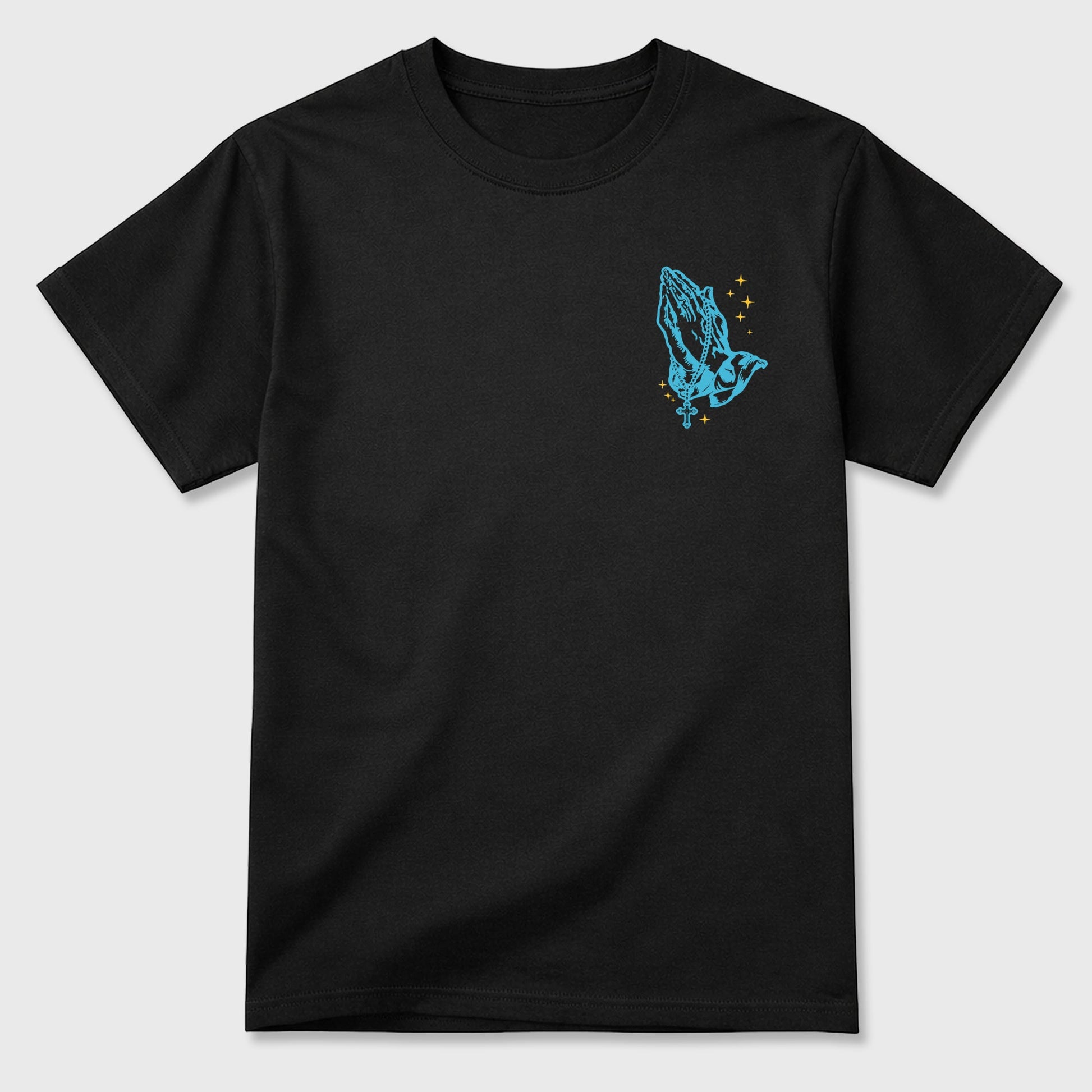 God Over All Things sneaker match t-shirt styled to complete your fit with the 11s Gamma sneakers, shown in Black.