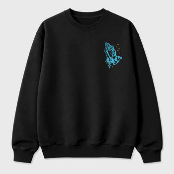 God Over All Things sneaker match t-shirt styled to complete your fit with the Air Jordan 11 Gamma sneakers, shown in Black.