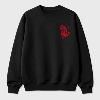 God Over All Things sneaker match t-shirt styled to complete your fit with the Air Jordan 13 Chicago sneakers, shown in Black.