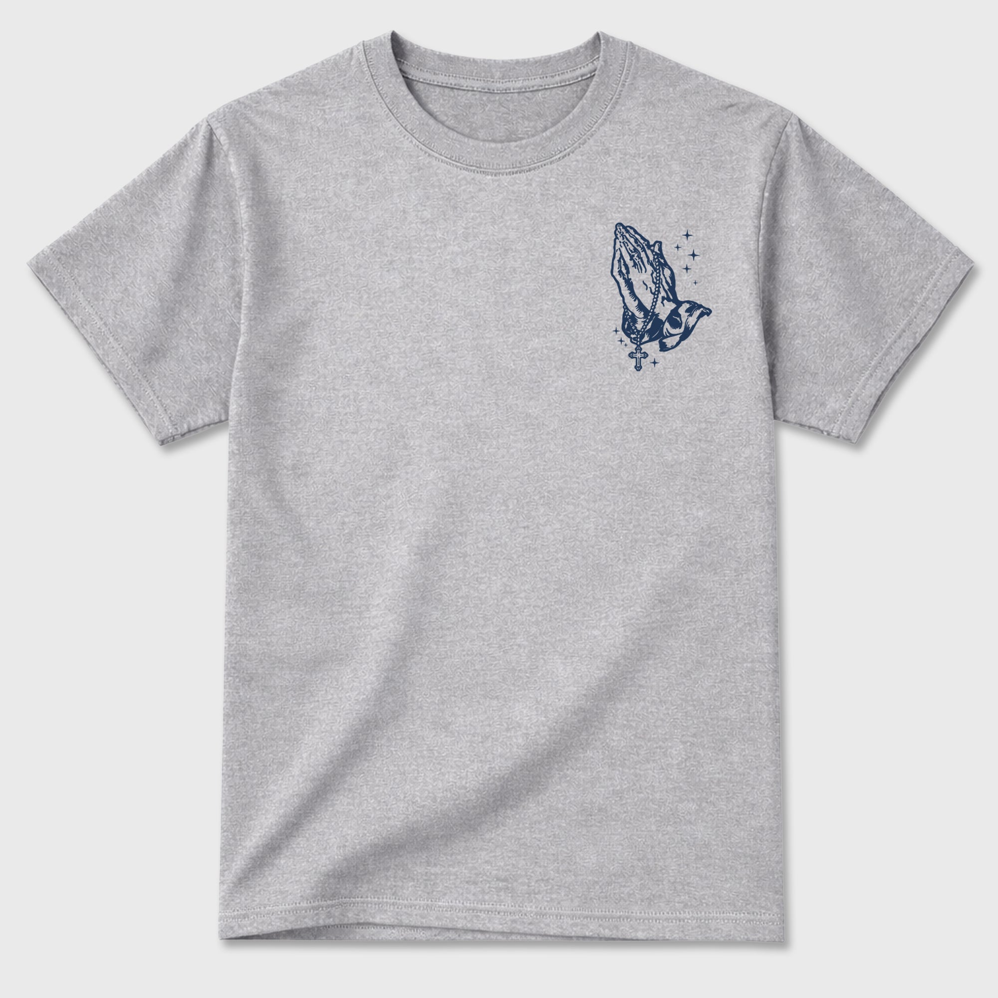 God Over All Things Graphic T-Shirt featuring original streetwear artwork designed to match the . Heather Grey Graphic T-Shirt.