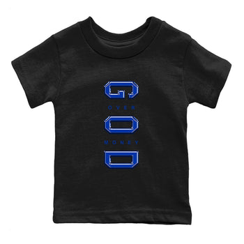Foams One Royal shirts to match jordans God Over Money sneaker match tees Air Foamposite One Royal match shoes to clothes SNRT Sneaker Tees Youth Baby Black 2 tee