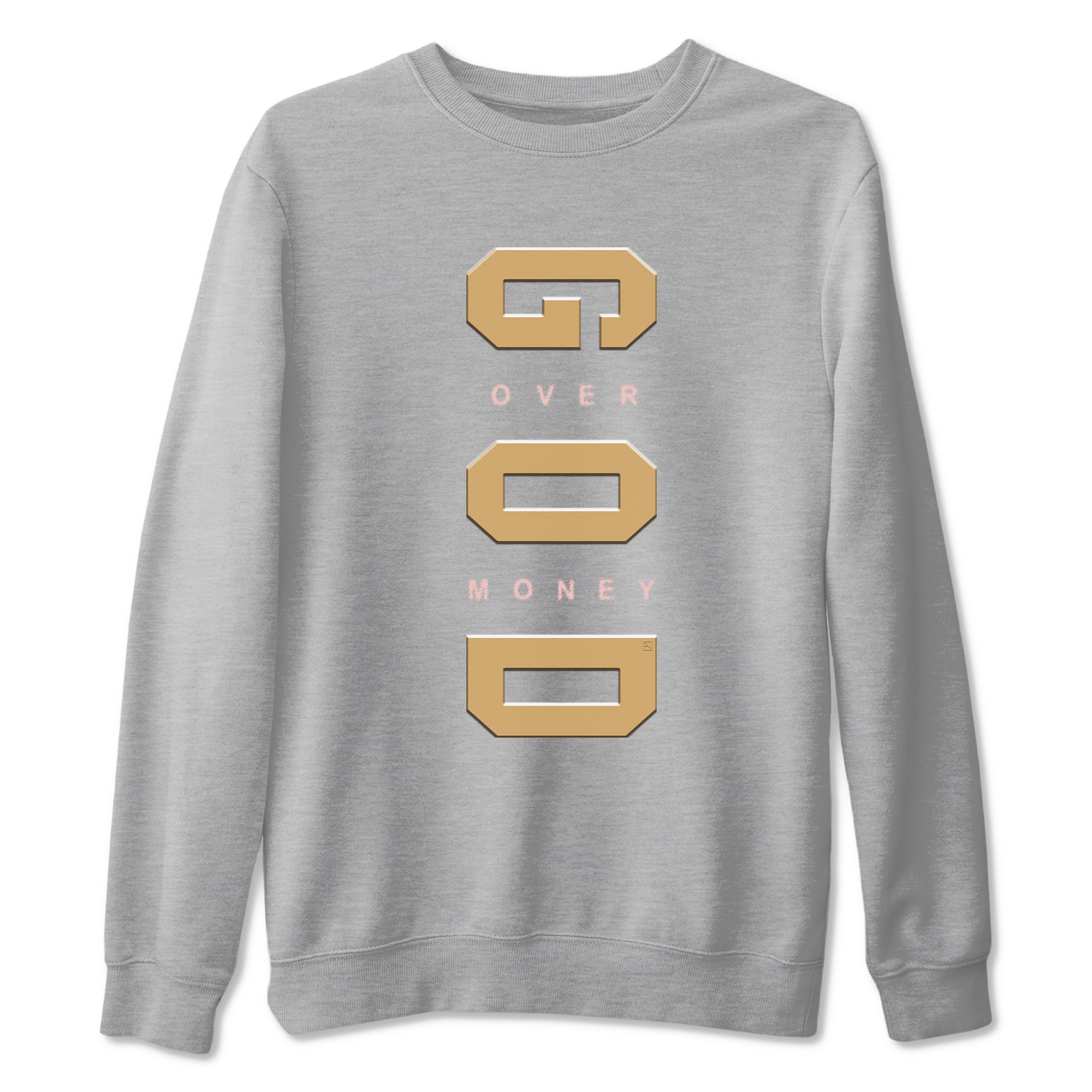 AF 1 Linen shirts to match jordans God Over Money sneaker match tees Air Force 1 Linen match shoes to clothes SNRT Sneaker Tees unisex cotton Heather Grey 2 shirts