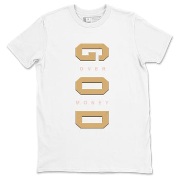 AF 1 Linen shirts to match jordans God Over Money sneaker match tees Air Force 1 Linen match shoes to clothes SNRT Sneaker Tees unisex cotton White 2 shirts