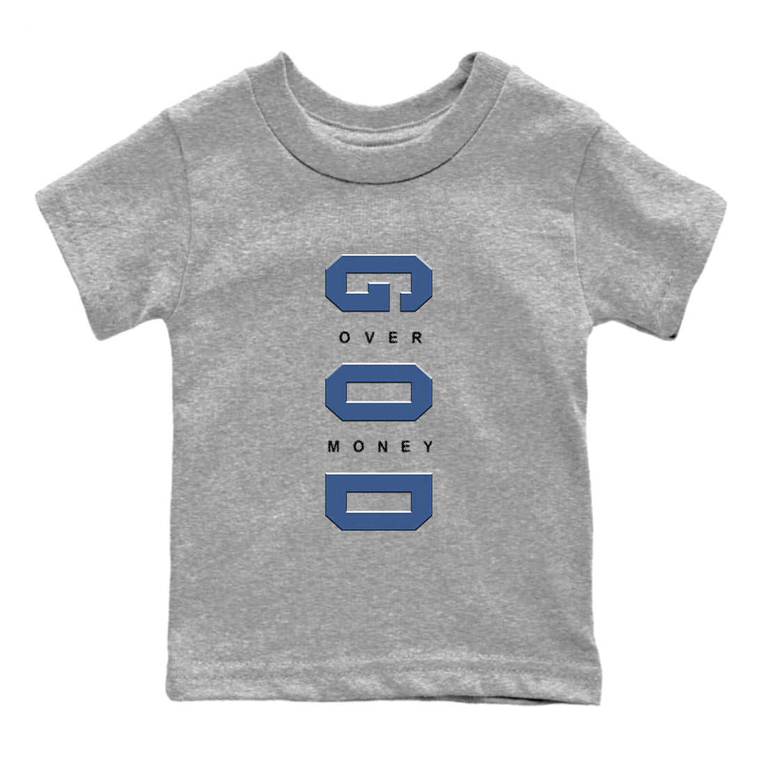 3s For The Love to match jordans God Over Money sneaker match tees A Ma Maniere "For The Love" match shoes to clothes SNRT Sneaker Tees Youth Baby Heather Grey 2 tee