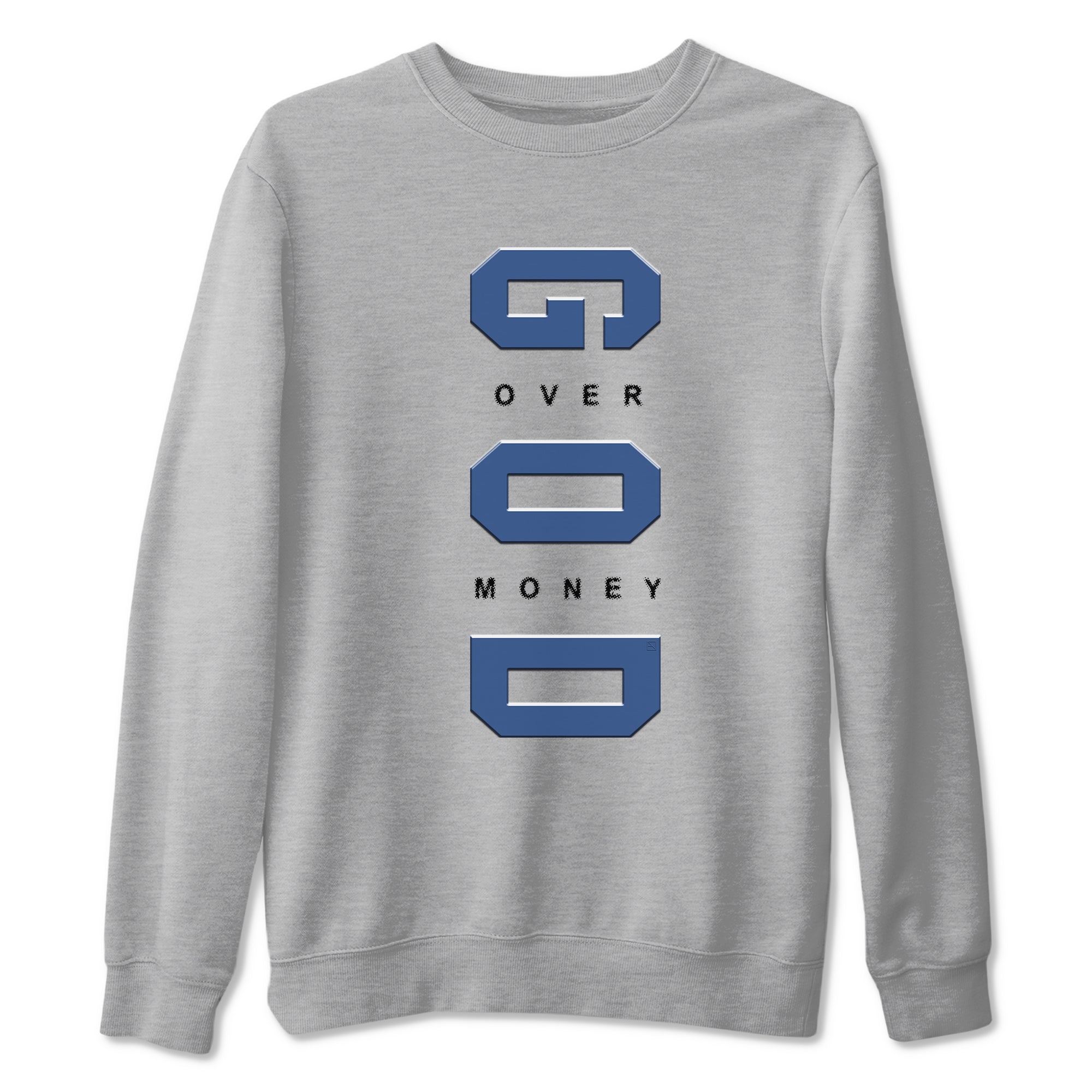 3s For The Love to match jordans God Over Money sneaker match tees A Ma Maniere "For The Love" match shoes to clothes SNRT Sneaker Tees unisex cotton Heather Grey 2 shirts