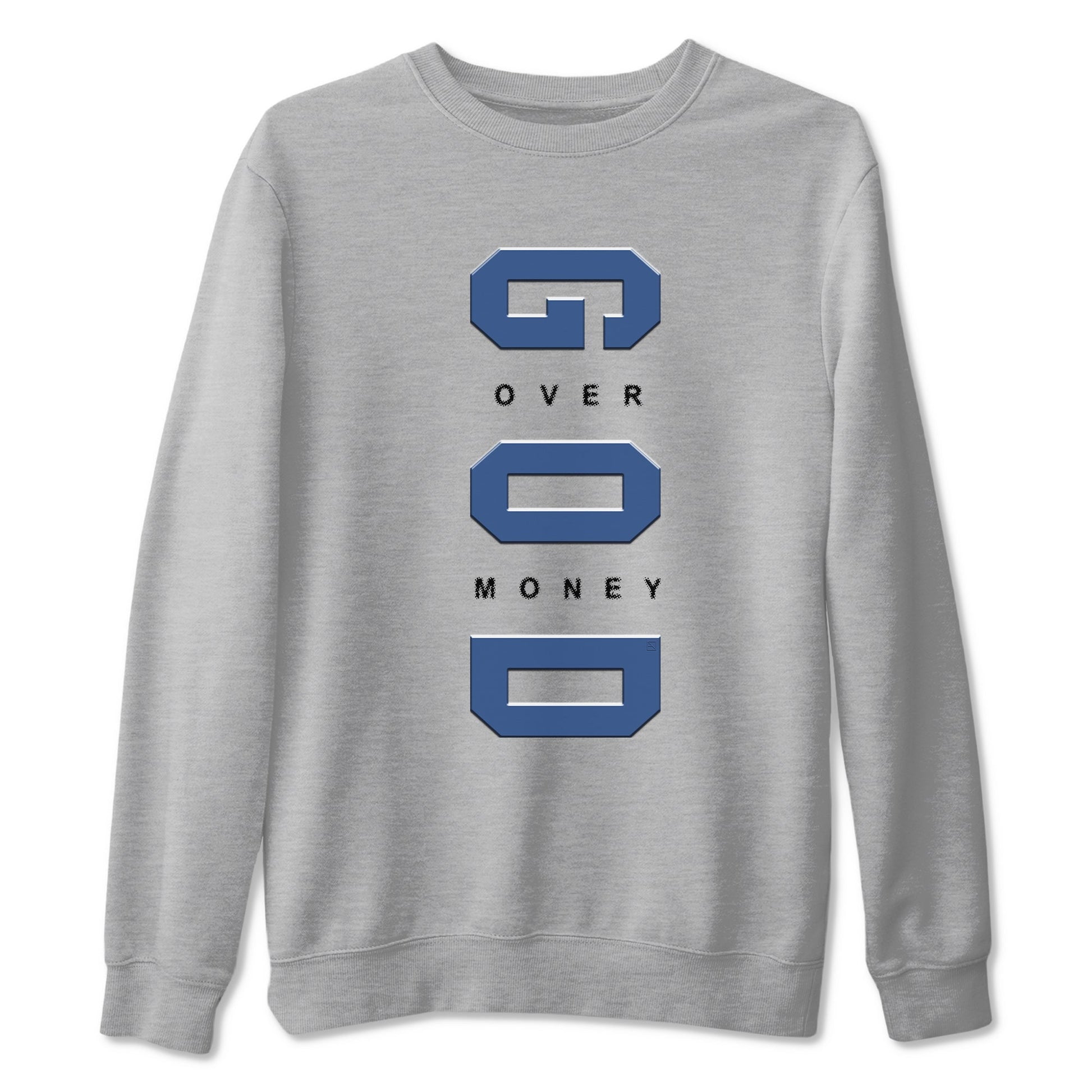 3s For The Love to match jordans God Over Money sneaker match tees A Ma Maniere "For The Love" match shoes to clothes SNRT Sneaker Tees unisex cotton Heather Grey 2 shirts