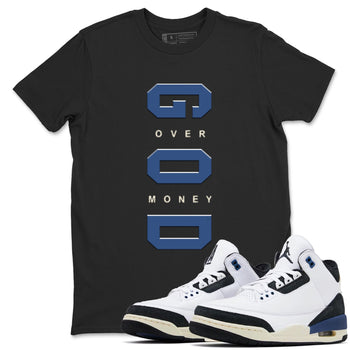 3s For The Love to match jordans God Over Money sneaker match tees A Ma Maniere "For The Love" match shoes to clothes SNRT Sneaker Tees unisex cotton Black 1 shirts