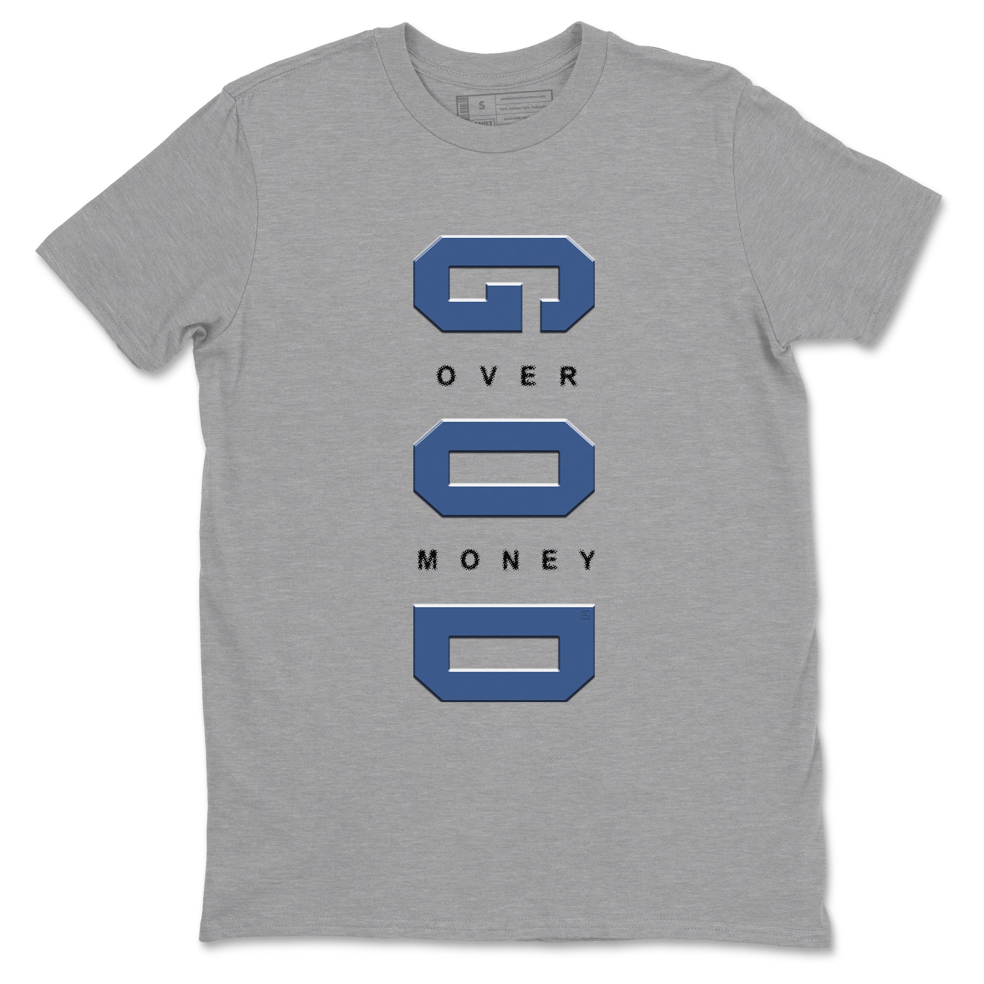 3s For The Love to match jordans God Over Money sneaker match tees A Ma Maniere "For The Love" match shoes to clothes SNRT Sneaker Tees unisex cotton Heather Grey 2 shirts