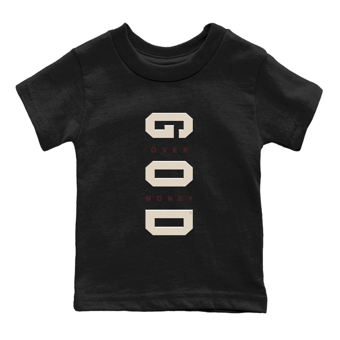 4s A Ma Maniere x "While You Were Sleeping" shirts to match jordans God Over Money sneaker match tees Air Jordan 4 A Ma Maniere x W.Y.W.S match shoes to clothes SNRT Sneaker Tees Youth Baby Black 2 tee
