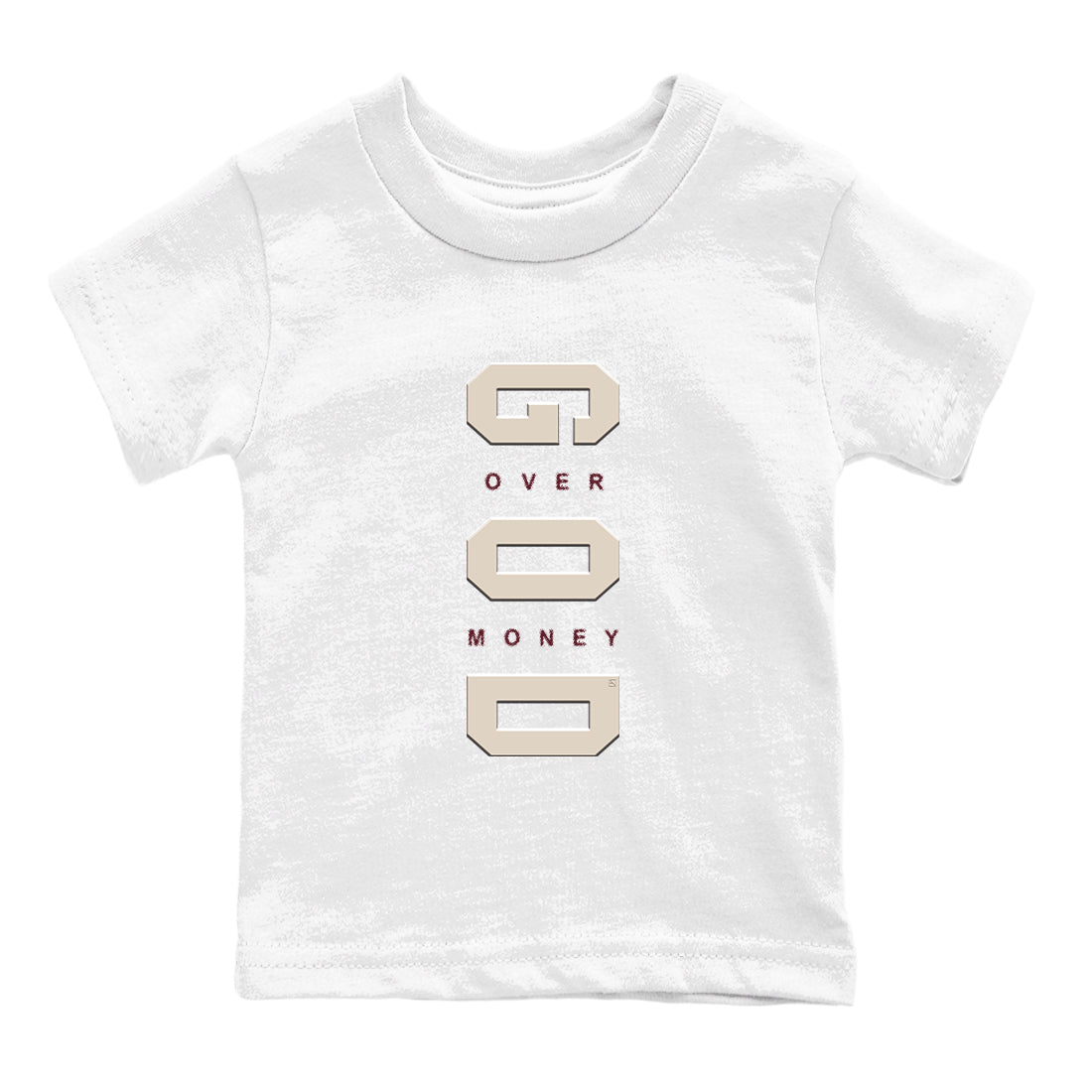 4s A Ma Maniere x "While You Were Sleeping" shirts to match jordans God Over Money sneaker match tees Air Jordan 4 A Ma Maniere x W.Y.W.S match shoes to clothes SNRT Sneaker Tees Youth Baby White 2 tee