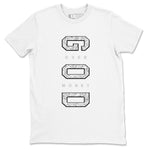 5s White Black shirts to match jordans God Over Money sneaker match tees Air Jordan 5 Retro White Black match shoes to clothes SNRT Sneaker Tees unisex cotton White 2 shirts