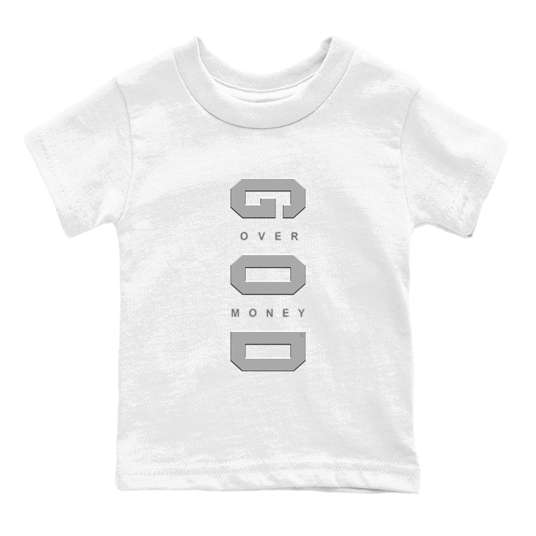 9s Cool Grey shirts to match jordans God Over Money sneaker match tees Air Jordan 9 Retro Cool Grey match shoes to clothes SNRT Sneaker Tees Youth Baby White 1 tee