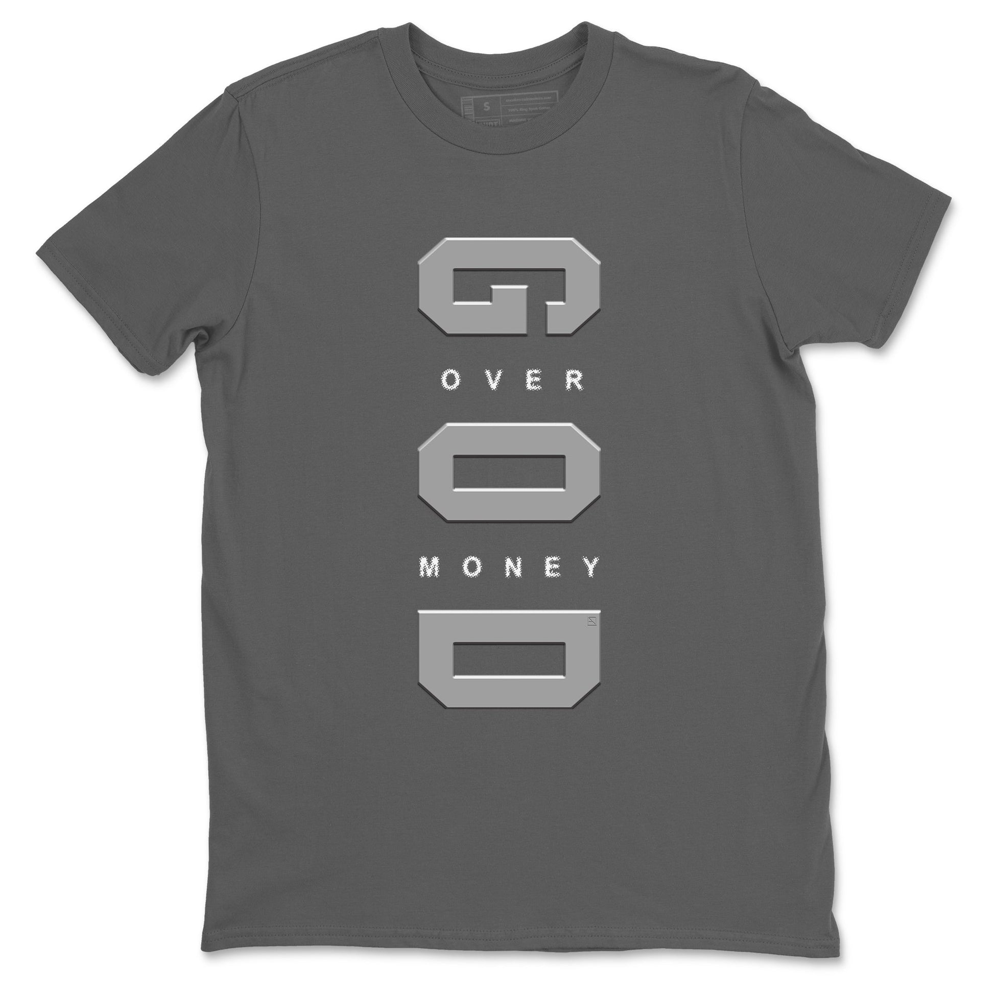 9s Cool Grey shirts to match jordans God Over Money sneaker match tees Air Jordan 9 Retro Cool Grey match shoes to clothes SNRT Sneaker Tees unisex cotton Cool Grey 2 shirts