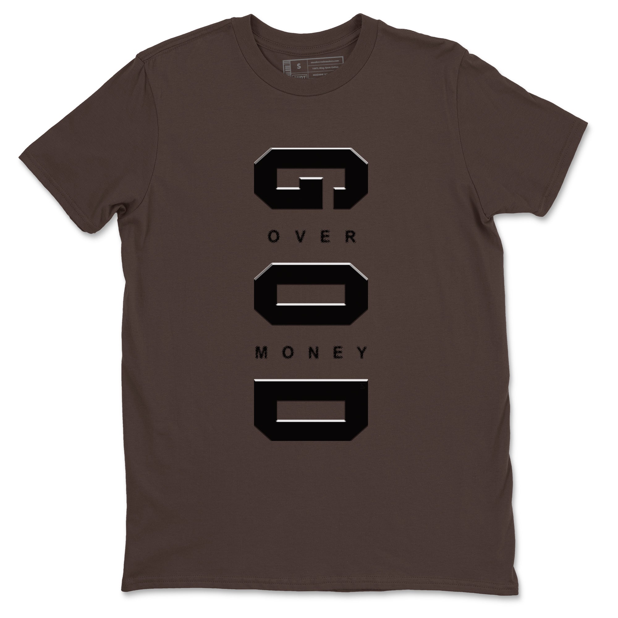 Jordan Jumpman Jack TR Travis Scott Dark Mocha shirts to match jordans God Over Money sneaker match tees Jordan Jumpman Jack Travis Scott Dark Mocha match shoes to clothes SNRT Sneaker Tees unisex cotton Dark Chocolate 2 shirts