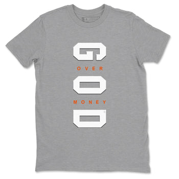 Air Max 1 OG '86 'Summit White and Cosmic Clay shirts to match jordans God Over Money sneaker match tees Air Max 1 Cosmic Clay match shoes to clothes SNRT Sneaker Tees unisex cotton Heather Grey 2 shirts