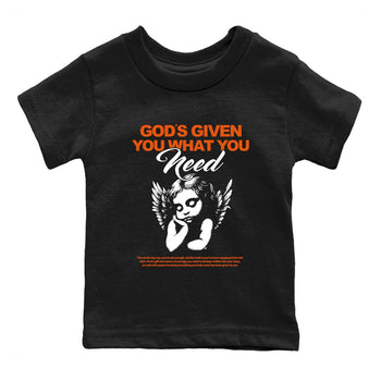 Sneaker match tees – Streetwear Graphic Tees Air Jordan 1 Shattered Backboard Sneakers – God's Given You What You Need Kids Craphic T-Shirt Black 2