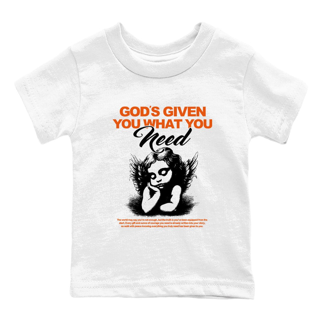 Sneaker match tees – Streetwear Graphic Tees Air Jordan 1 Shattered Backboard Sneakers – God's Given You What You Need Kids Craphic T-Shirt White 2