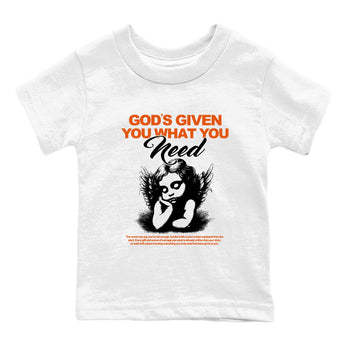 Sneaker match tees – Streetwear Graphic Tees Air Jordan 1 Shattered Backboard Sneakers – God's Given You What You Need Kids Craphic T-Shirt White 2