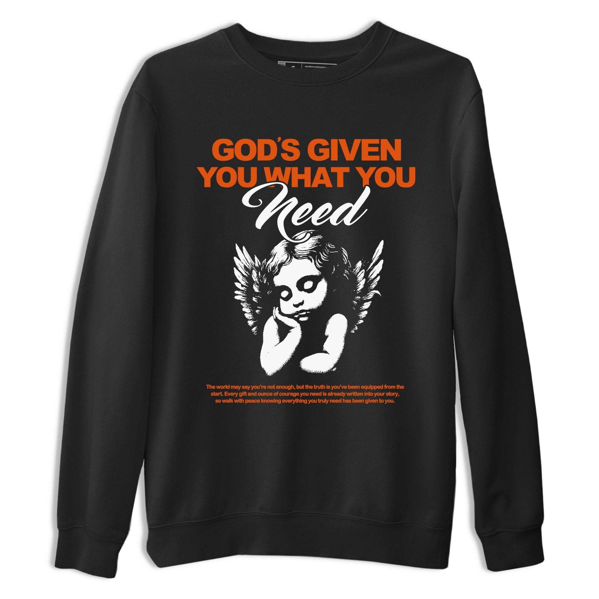 Sneaker match tees – Streetwear Graphic Tees Air Jordan 1 Shattered Backboard Sneakers – God's Given You What You Need Graphic Tee Black 2