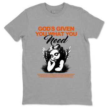 Sneaker match tees – Streetwear Graphic Tees Air Jordan 1 Shattered Backboard Sneakers – God's Given You What You Need Graphic Tee Heather Grey 2