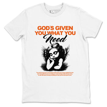 Sneaker match tees – Streetwear Graphic Tees Air Jordan 1 Shattered Backboard Sneakers – God's Given You What You Need Graphic Tee White 2