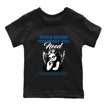 Sneaker match tees – Streetwear Graphic Tees Air Jordan 1 Travis Scott Fragment Sneakers – God's Given You What You Need Kids Craphic T-Shirt Black 2