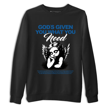 Sneaker match tees – Streetwear Graphic Tees Air Jordan 1 Travis Scott Fragment Sneakers – God's Given You What You Need Graphic Tee Black 2