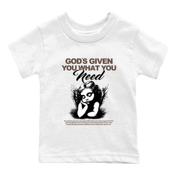 Sneaker match tees – Streetwear Graphic Tees Air Jordan 4 Cave Stone Sneakers – God's Given You What You Need Kids Craphic T-Shirt White 2