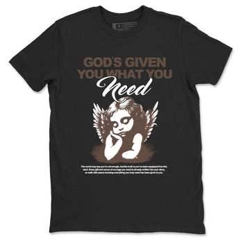 Sneaker match tees – Streetwear Graphic Tees Air Jordan 4 Cave Stone Sneakers – God's Given You What You Need Graphic Tee Black 2