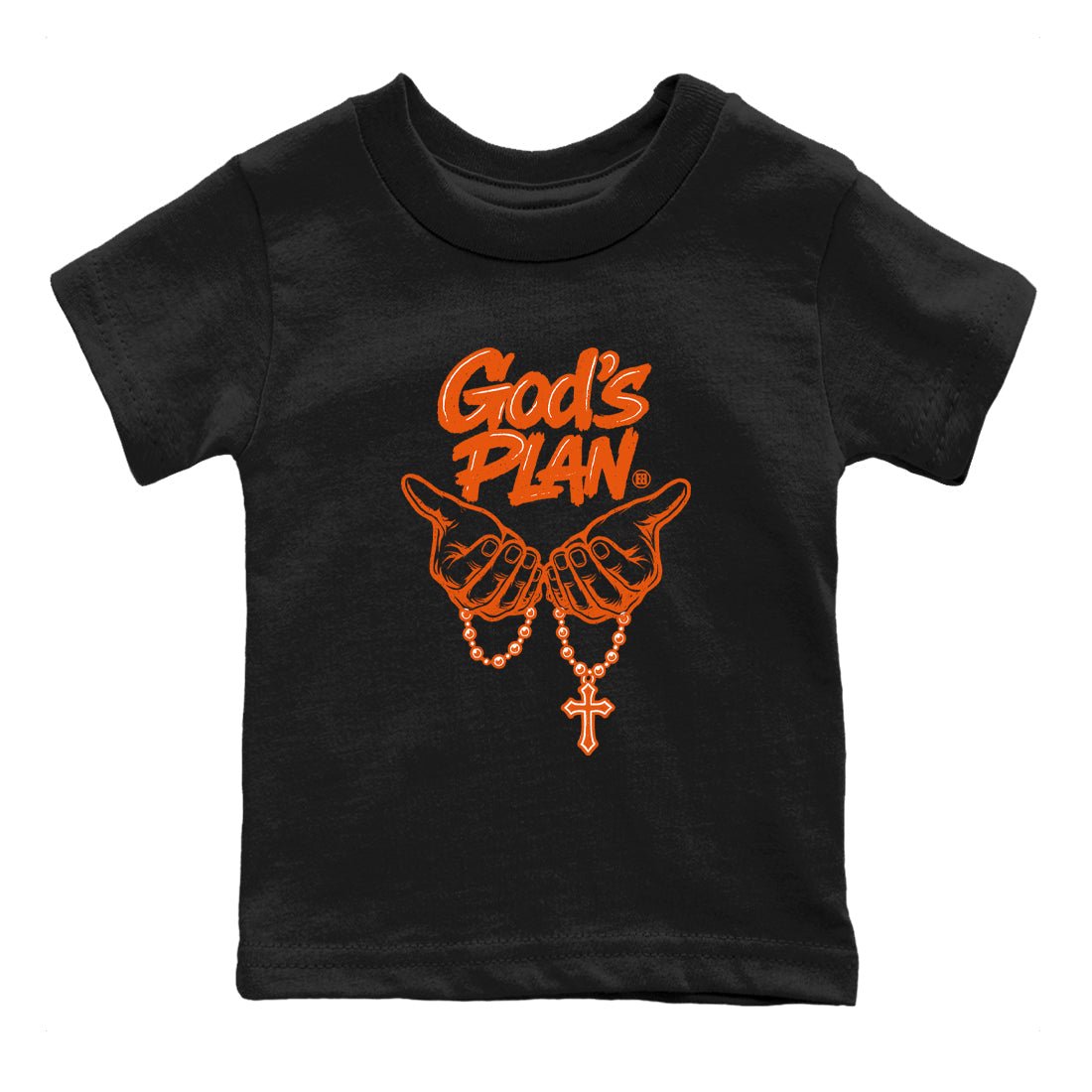 Sneaker match tees – Streetwear Graphic Tees Air Jordan 1 Shattered Backboard Sneakers – God's Plan Kids Craphic T-Shirt Black 2