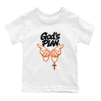 Sneaker match tees – Streetwear Graphic Tees Air Jordan 1 Shattered Backboard Sneakers – God's Plan Kids Craphic T-Shirt White 2
