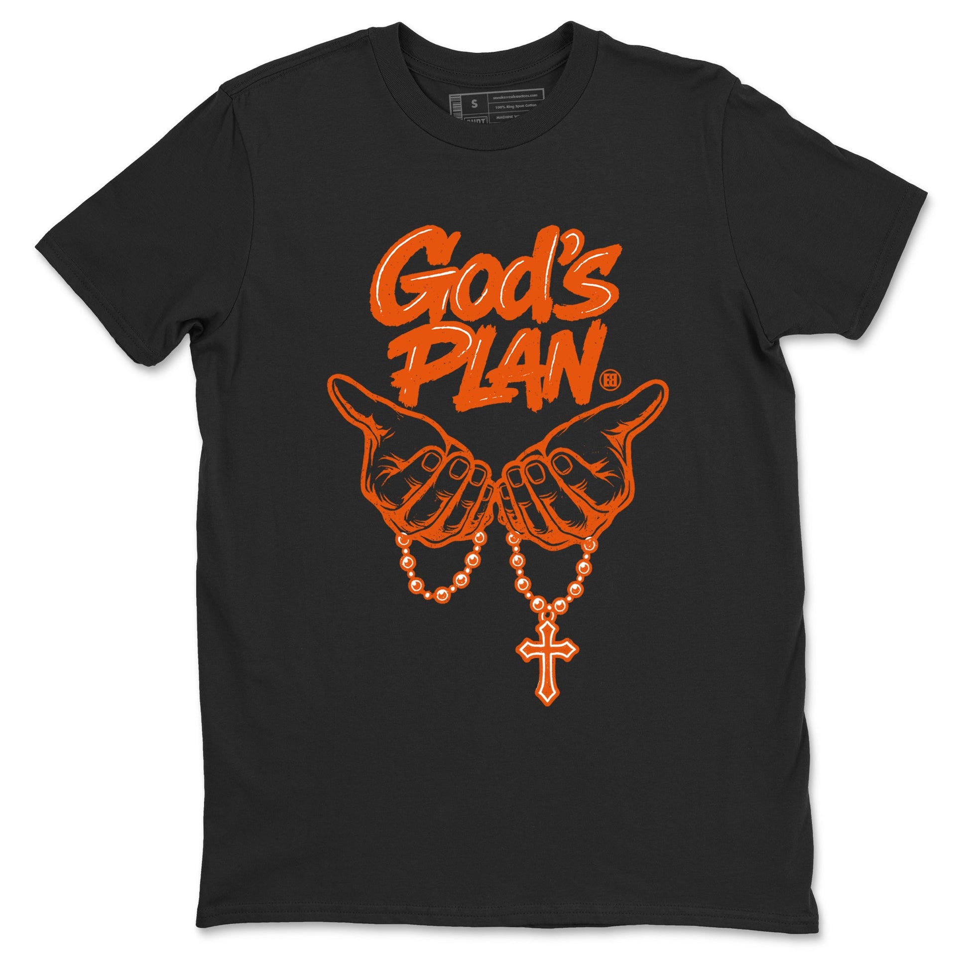 Sneaker match tees – Streetwear Graphic Tees Air Jordan 1 Shattered Backboard Sneakers – God's Plan Graphic Tee Black 2