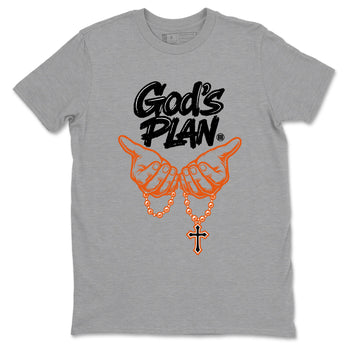Sneaker match tees – Streetwear Graphic Tees Air Jordan 1 Shattered Backboard Sneakers – God's Plan Graphic Tee Heather Grey 2