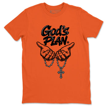 Sneaker match tees – Streetwear Graphic Tees Air Jordan 1 Shattered Backboard Sneakers – God's Plan Graphic Tee Orange 2