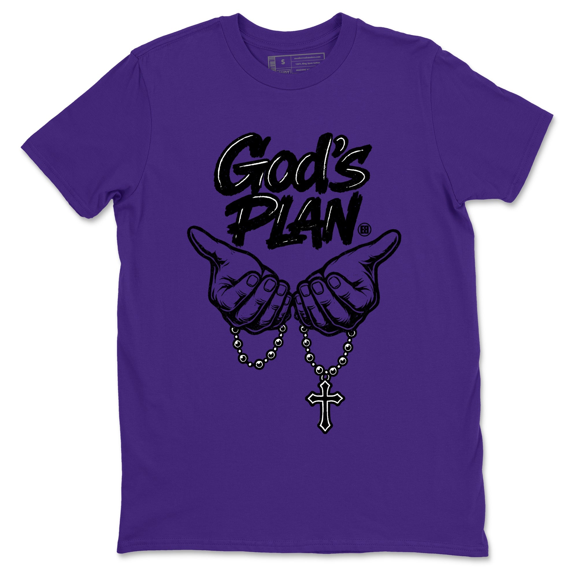 Sneaker match tees – Sneaker Tees To Match Air Jordan 11 Canyon Purple Shoes – God's plan Tee Purple 2