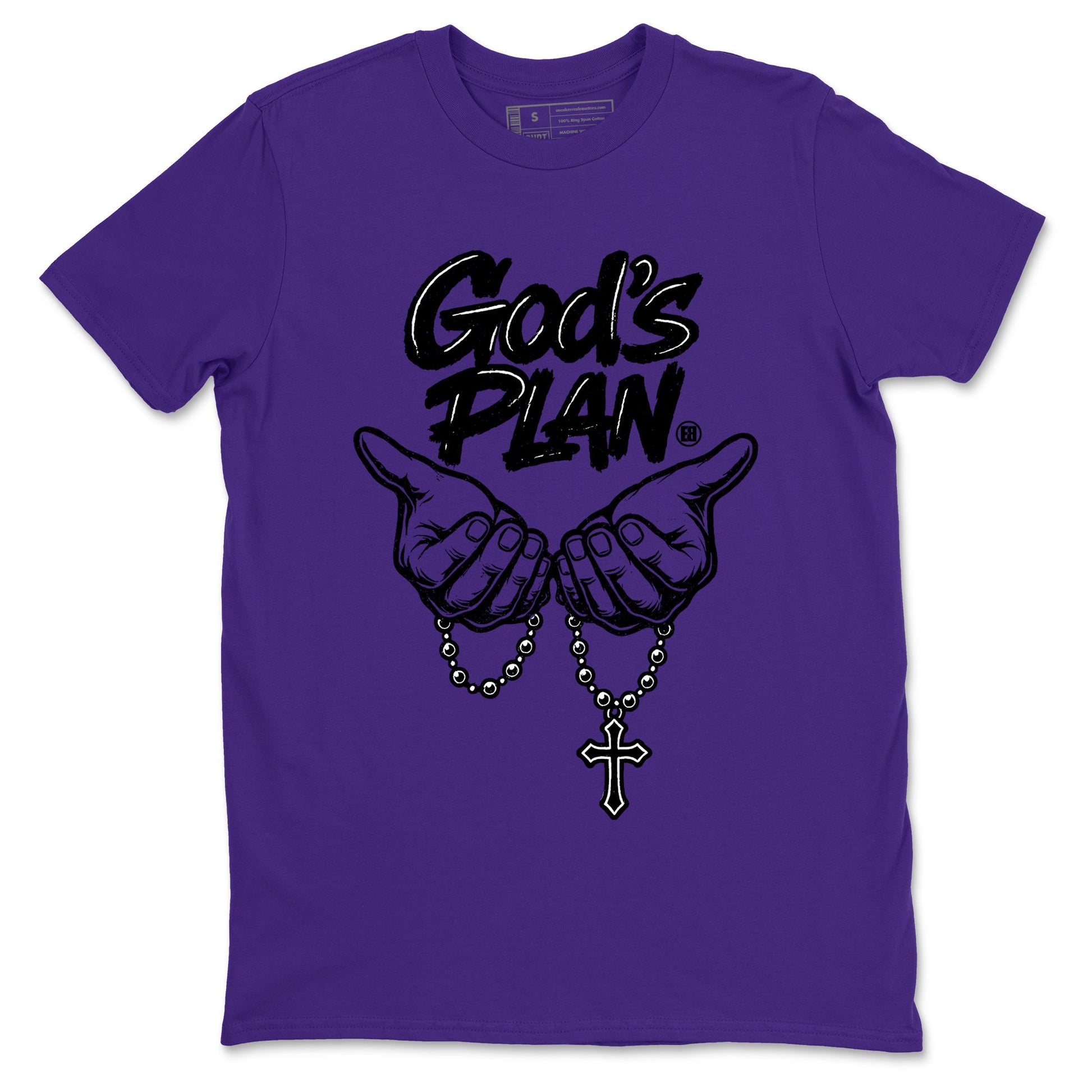 Sneaker match tees – Sneaker Tees To Match Air Jordan 11 Canyon Purple Shoes – God's plan Tee Purple 2