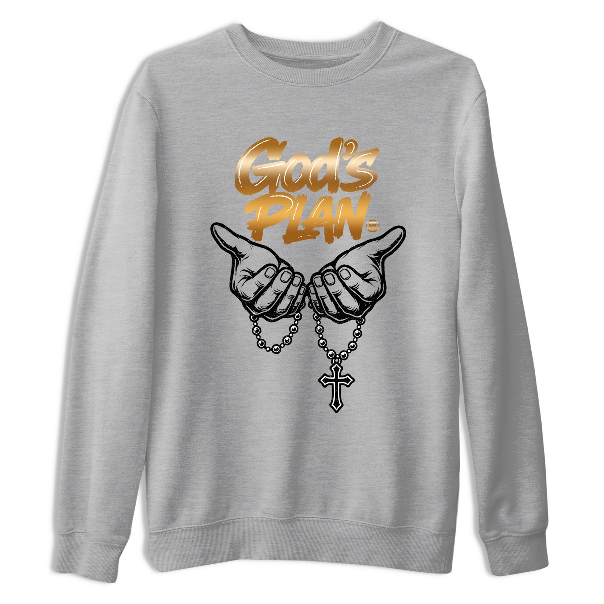 12s Taxi Sneaker match tees – Sneaker Tees To Match Air Jordan 12 Taxi Shoes – God's Plan Tee Heather Grey 2