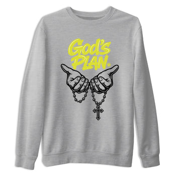 God's Plan sneaker match t-shirt styled to complete your fit with the Air Max 90 Cyber sneakers, shown in Heather Grey 2.