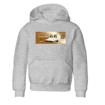5s Golden Ticket shirts to match jordans  Golden Ticket shirts to match jordans Air Jordan 5 Golden Ticket match shoes to clothes SNRT Sneaker Tees Youth Baby Heather Grey 2 tee