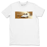 5s Golden Ticket shirts to match jordans  Golden Ticket shirts to match jordans Air Jordan 5 Golden Ticket match shoes to clothes SNRT Sneaker Tees unisex cotton White 2 shirts