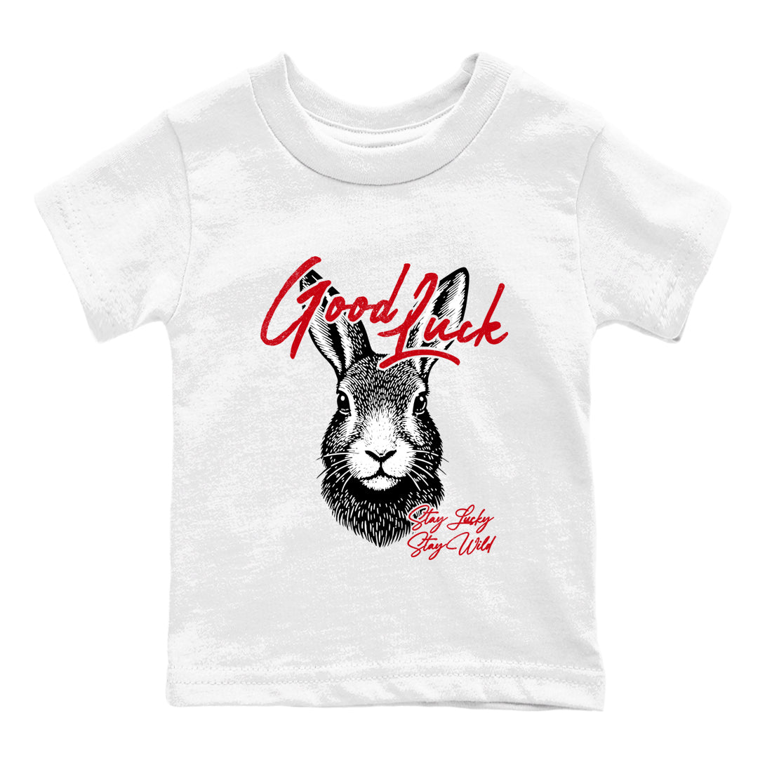 Best Sneakerfit graphic tee – Sneaker Tees To Match Air Jordan 1 Low Chicago Sneakers – Good Luck Kids T-Shirt White 2