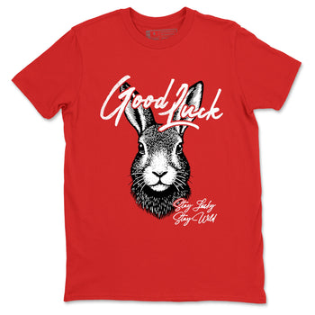 Best Sneakerfit graphic tee – Sneaker Tees To Match Air Jordan 1 Low Chicago Sneakers – Good Luck Tee Red 2