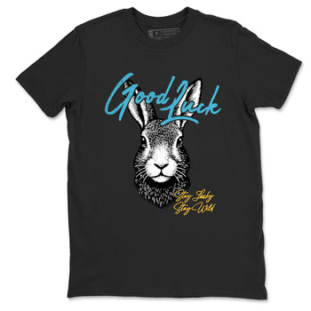 Sneaker match tees – Sneaker Tees To Match Air Jordan 11 Gamma Shoes – Good Luck Tee Black 2