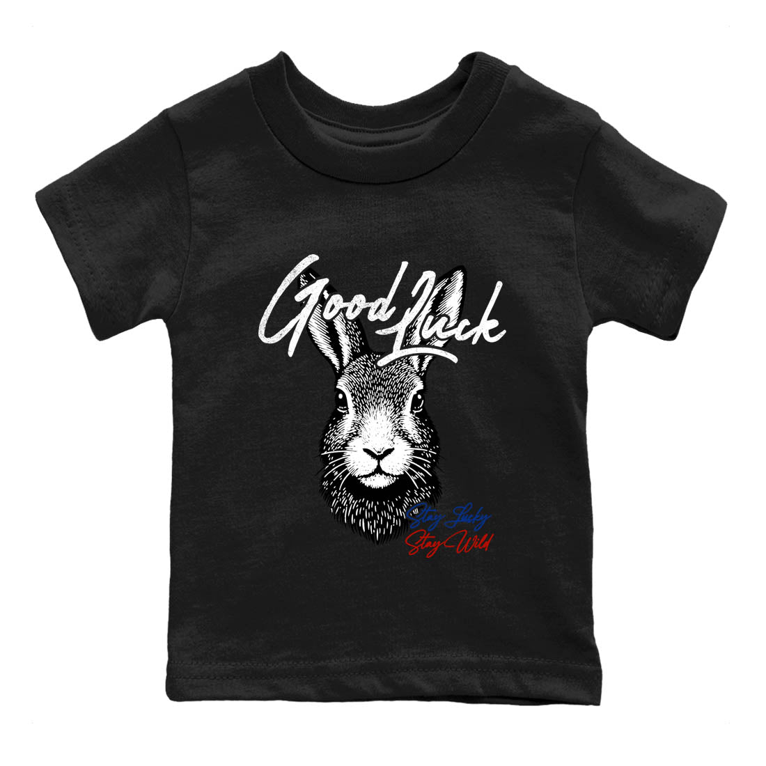 Best Sneakerfit graphic tee – Sneaker Tees To Match Air Jordan 11 Rare Air Sneakers – Good Luck Kids T-Shirt Black 2