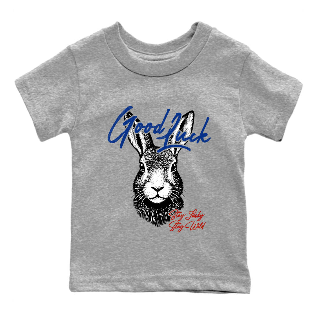 Best Sneakerfit graphic tee – Sneaker Tees To Match Air Jordan 11 Rare Air Sneakers – Good Luck Kids T-Shirt Heather Grey 2